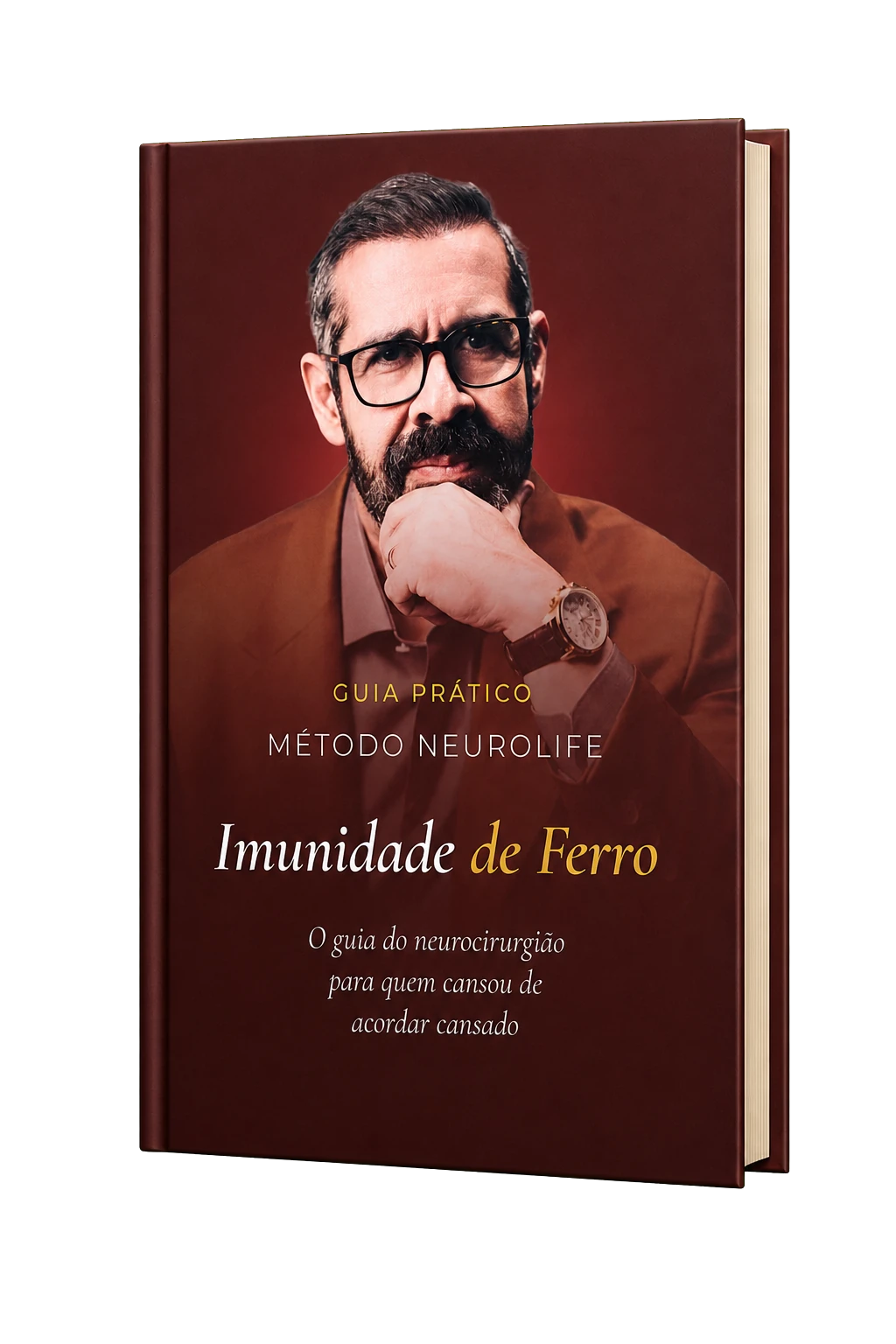 Livro físico Imunidade de Ferro, do Dr. Paulo Porto de Melo.